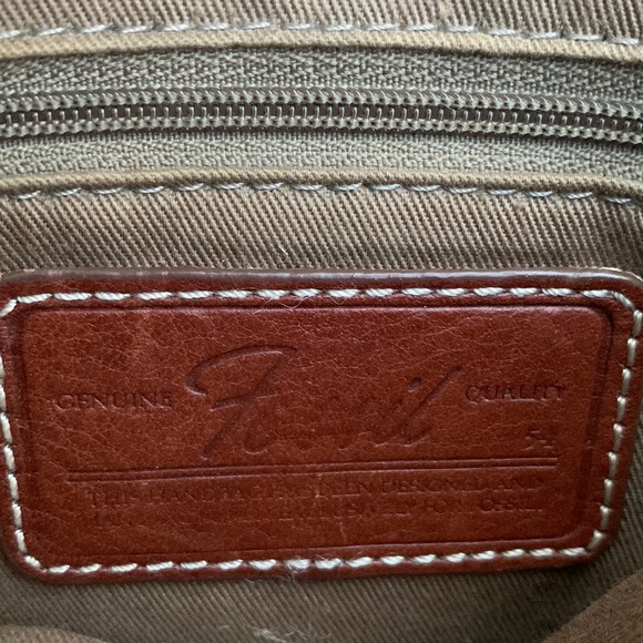 Fossil | 0.59 Original Premium Bag Muted Floral Canvas & Leather Crossbody Bag - Picture 10 of 10